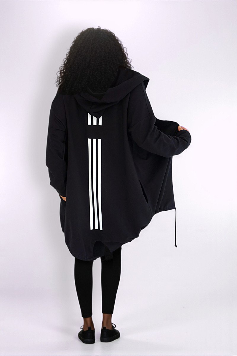 Ζακέτα Φούτερ με ρίγες τύπωμα 2017