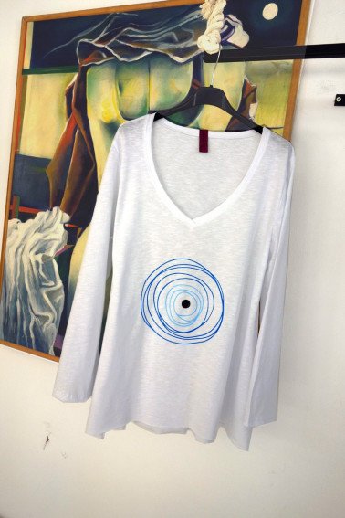 T-Shirt με Μάτι Κύκλους 3252 Μ/Μ