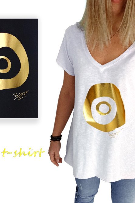 T-Shirt Χρυσό Μάτι Τύπωμα Κ.Μ 3226