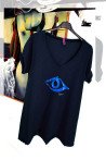 T-Shirt Blue Eye Ιριδίζον κ.μ 1252